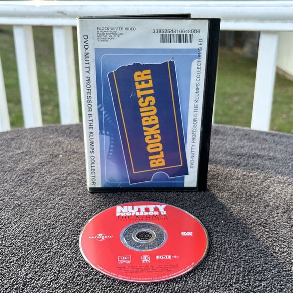 Other - blockbuster dvd rental nutty professor 2 Collectors Edition